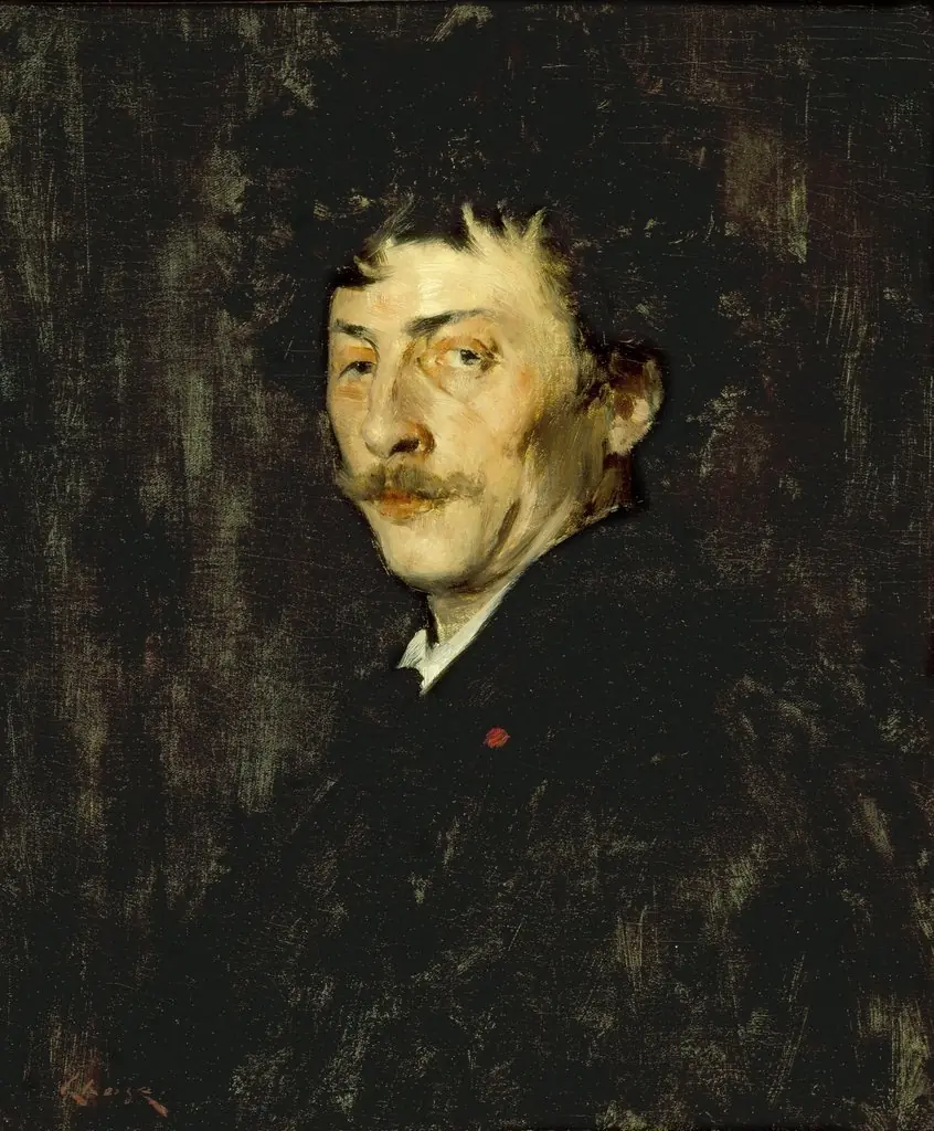 Pablo de Sarasate: Portrait of a Violinist, by William Merritt Chase, unspecified, 1875