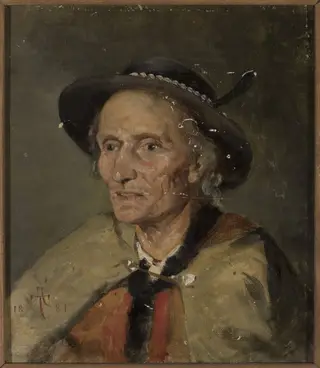 Portrait of a Highlander, by Tadeusz Ajdukiewicz, unspecified, 1891