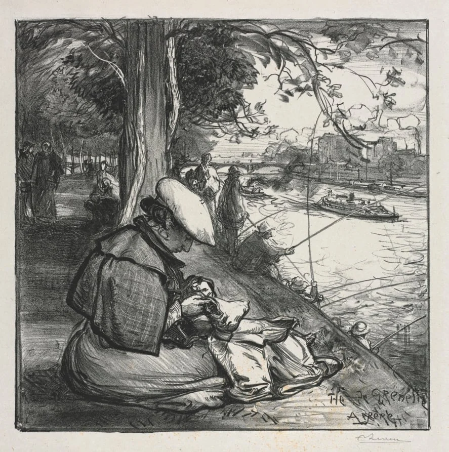 L'île de Grenelle, detail