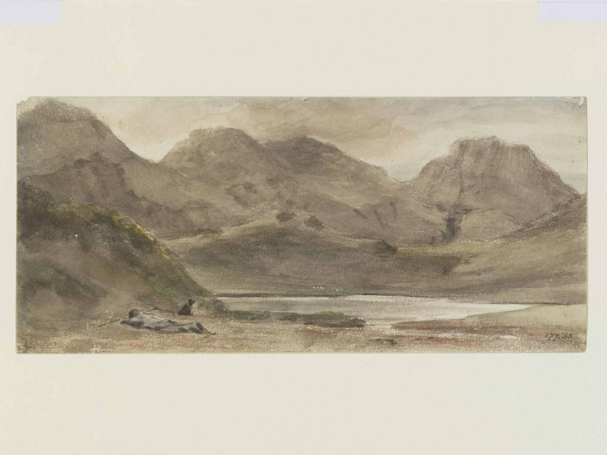 Sty Head Tarn, Borrowdale, detail
