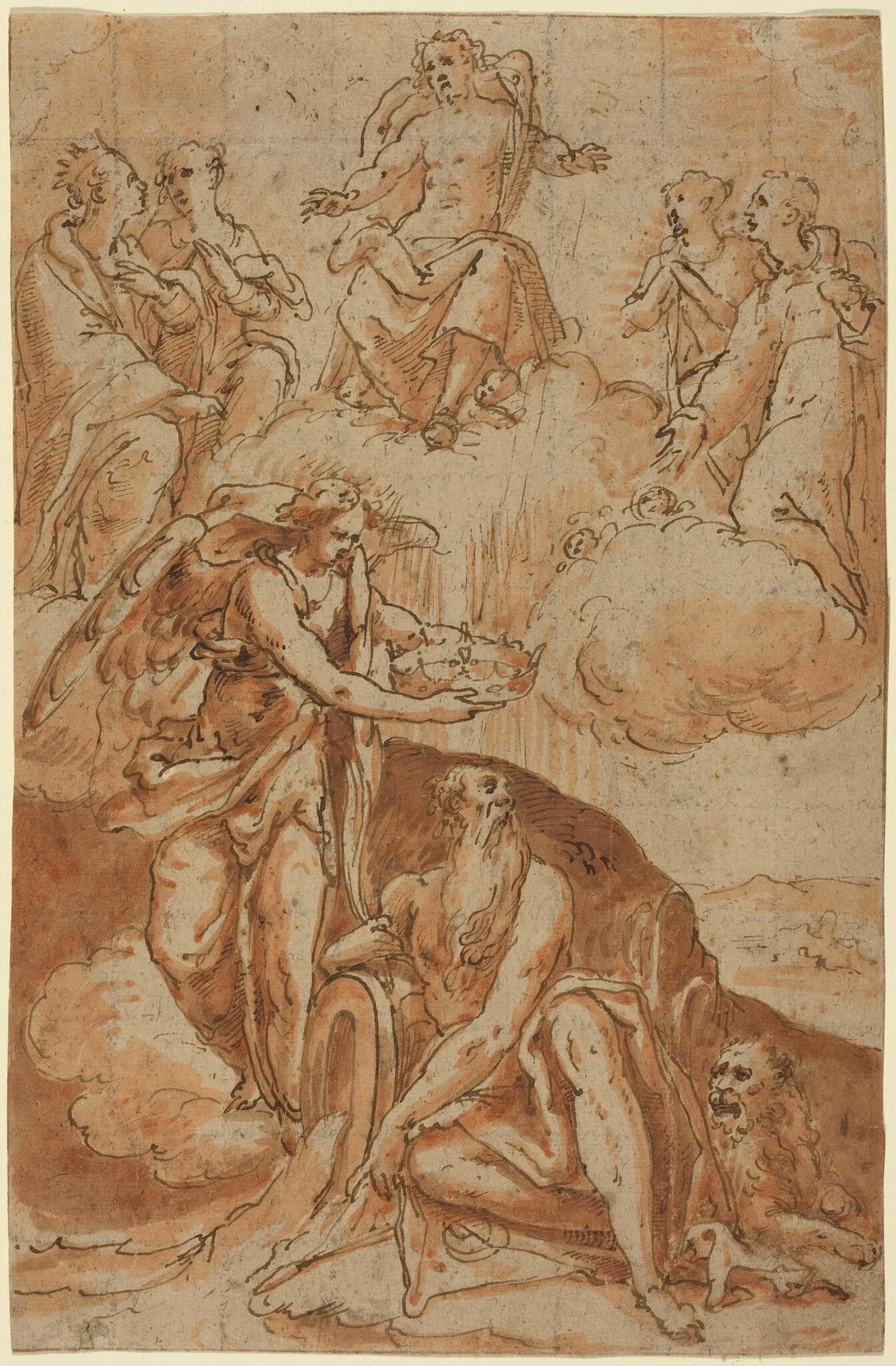 Saint Jerome (?), detail
