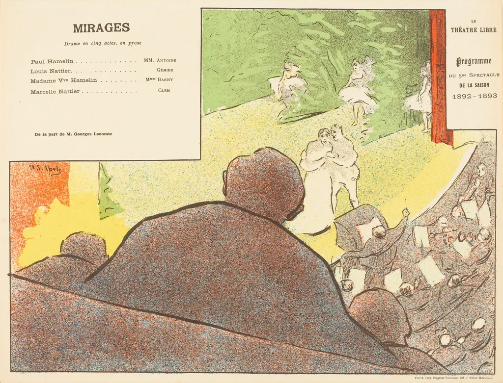 Mirages, by Henri-Gabriel Ibels, ink, 1893