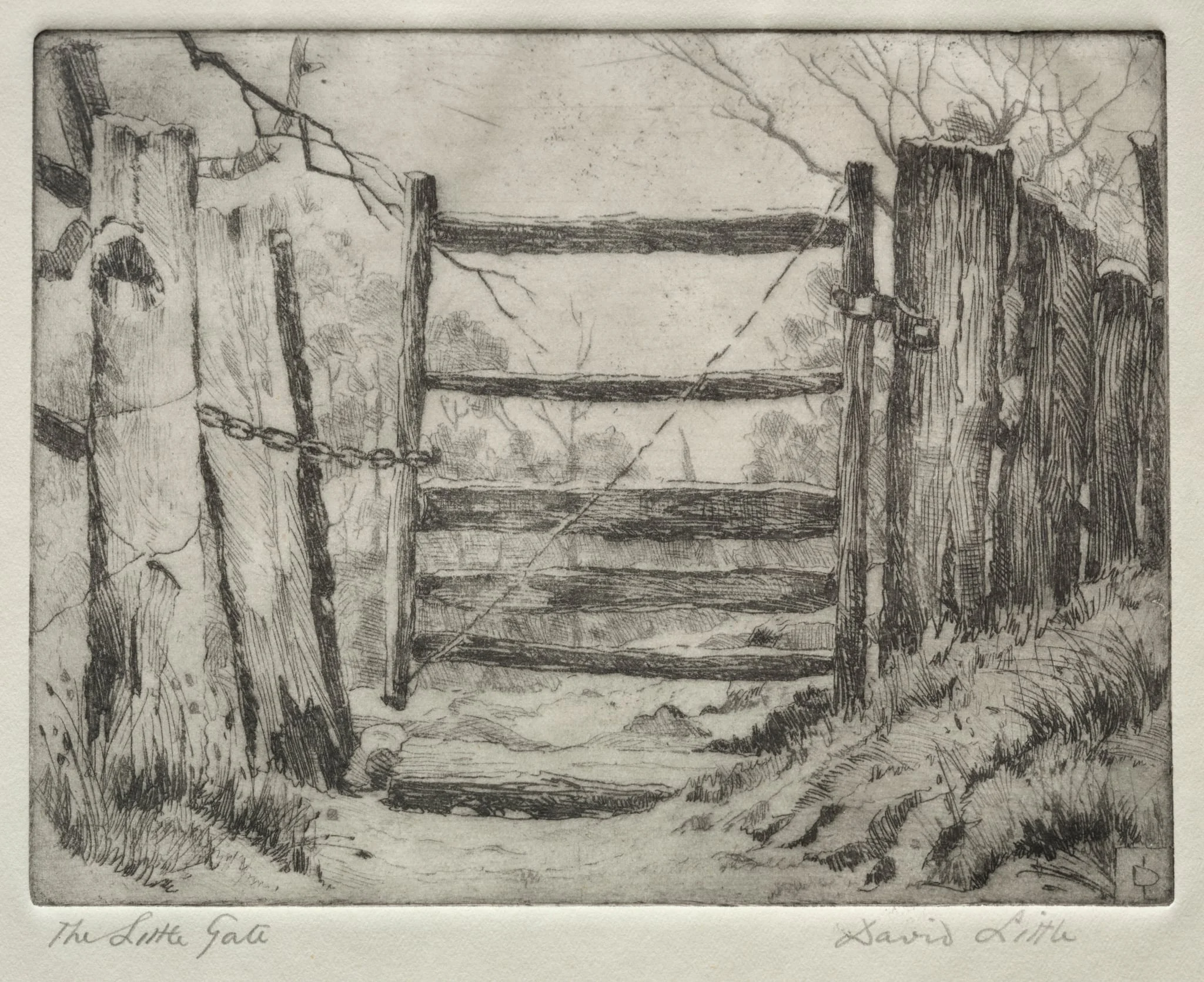 The Little Gate, detail