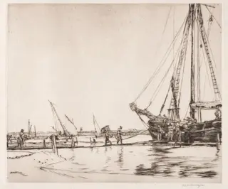 Moy, Ireland, by Muirhead Bone, 1913