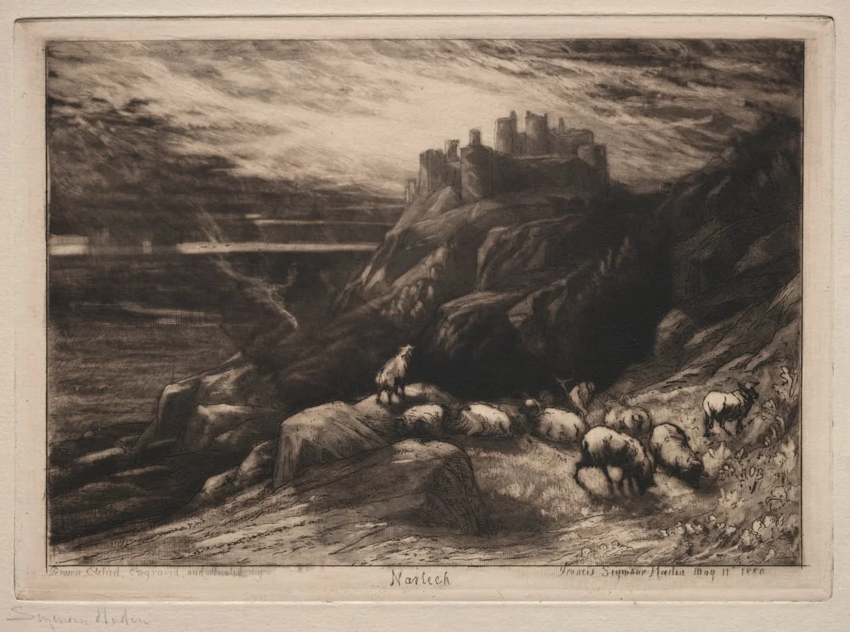 Harlech, detail