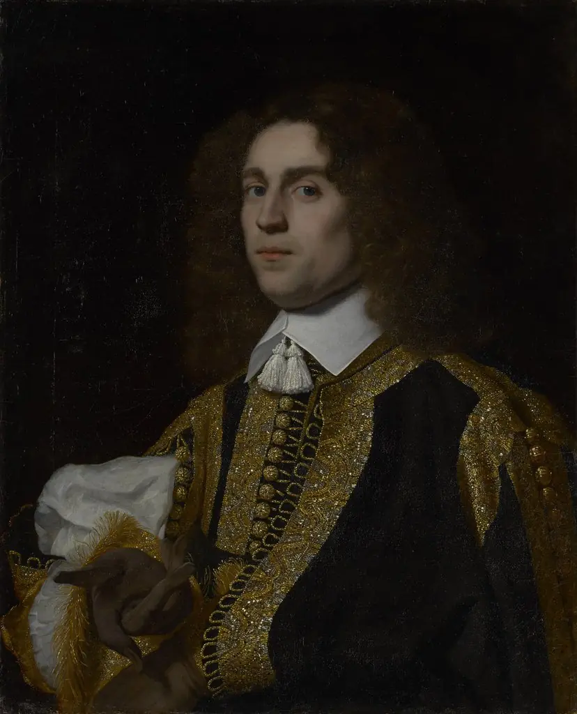 Portrait of a Young Man in Military Costume, by Bartholomeus van der Helst, oil, 1650
