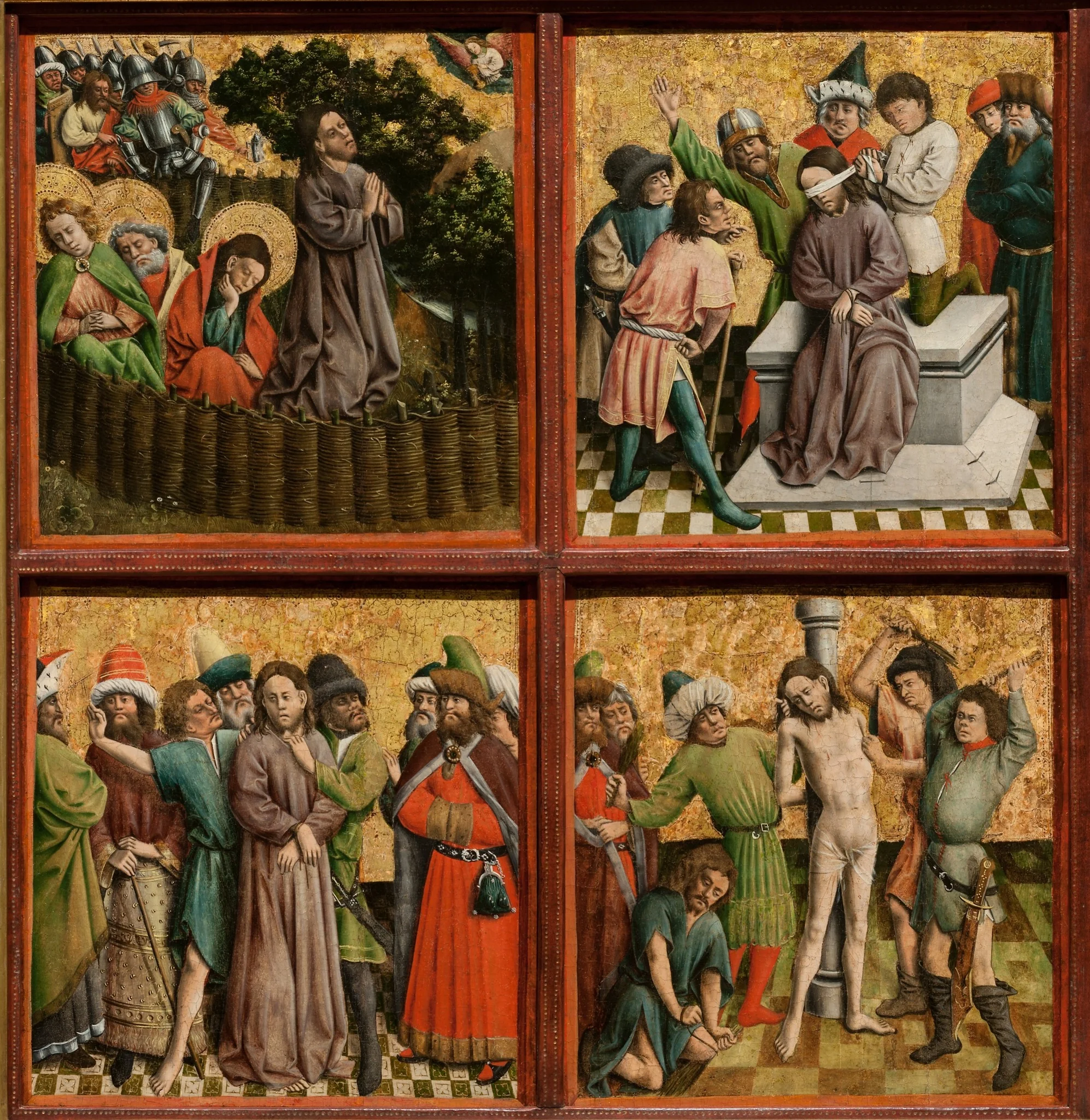 Altarpiece with The Passion of Christ, detail