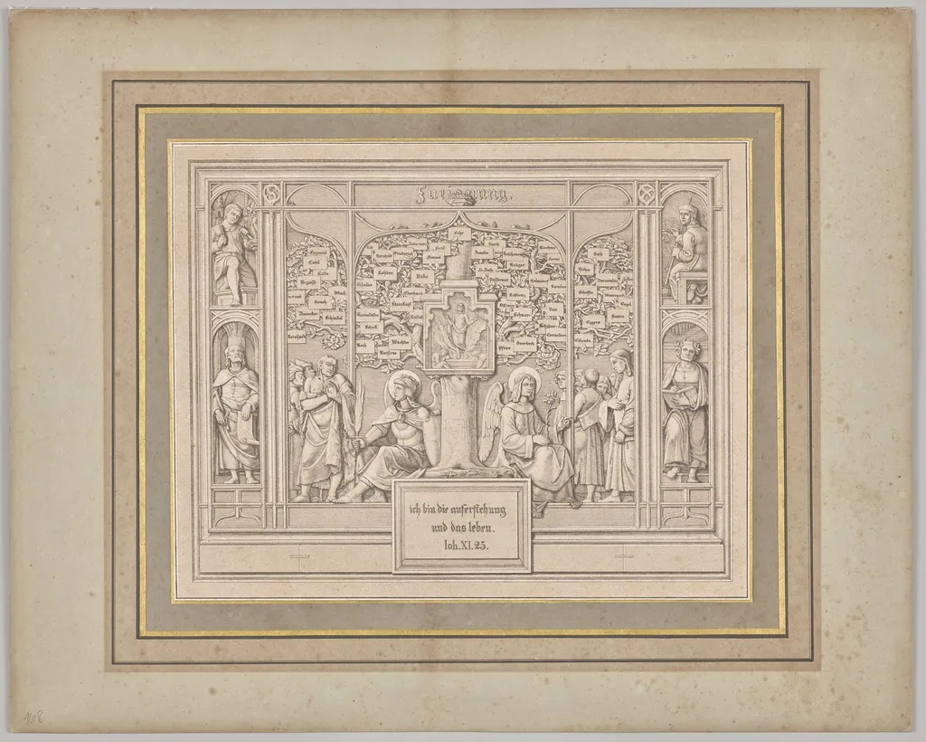 Dedication. John XI, 25, by Ferdinand Olivier, 1820