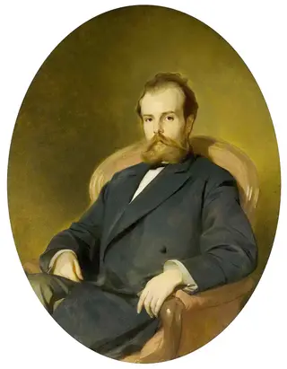 Portrait of Pavel Pyasetsky, by Ivan Makarov, oil