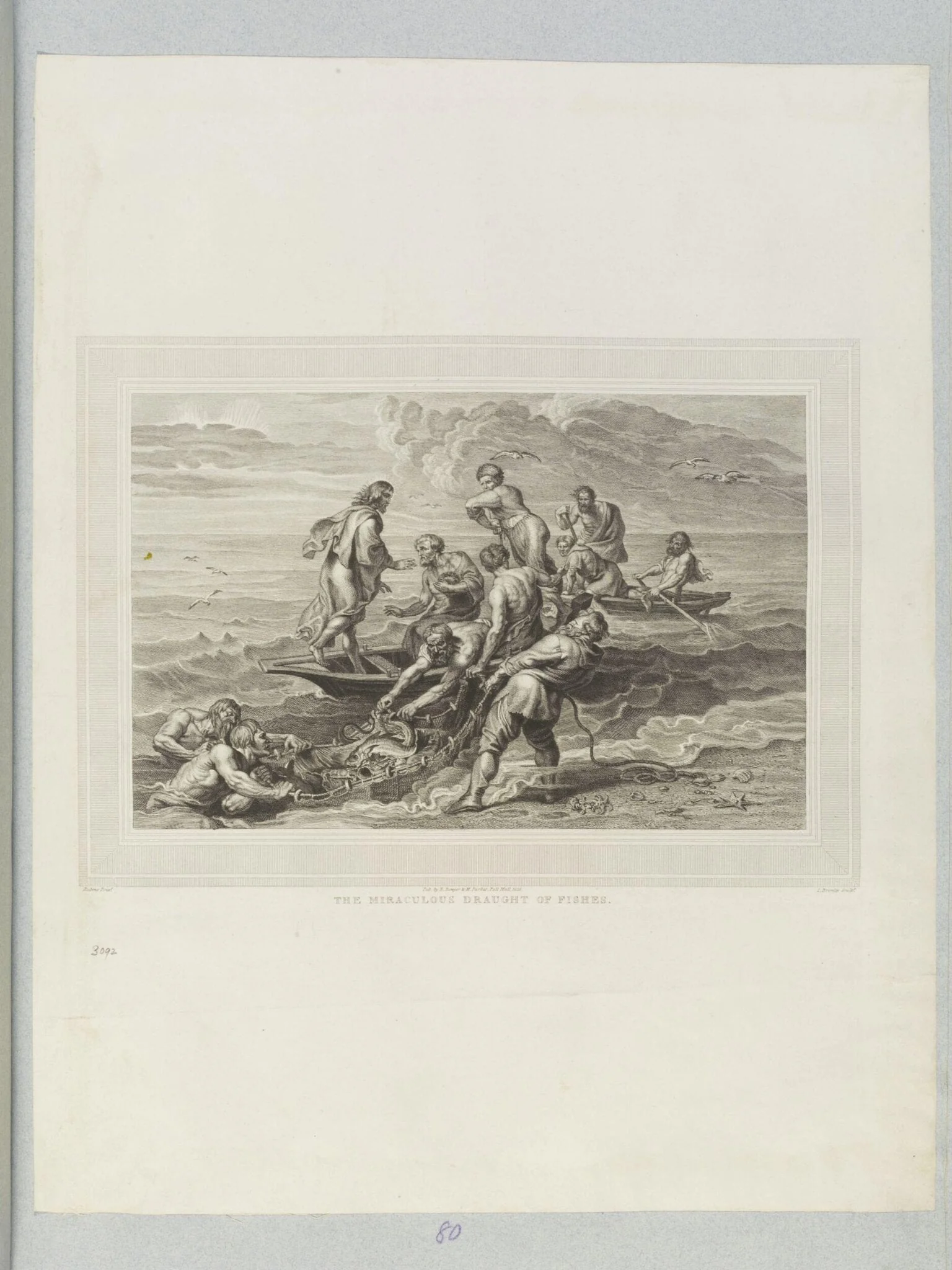 The Miraculous Draught of Fishes, detail