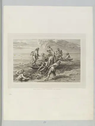 The Miraculous Draught of Fishes, by John Charles Bromley, 1850