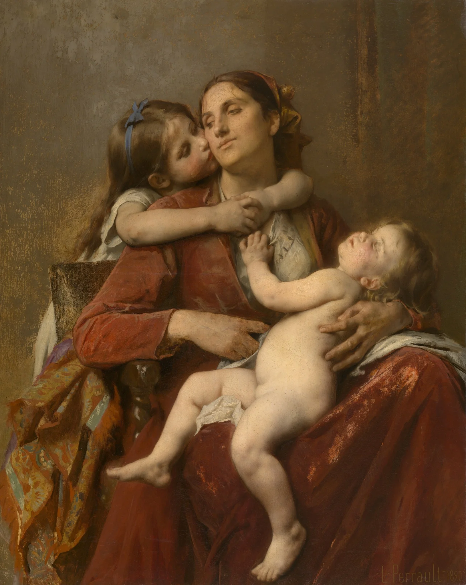 Mother's Happiness, detail
