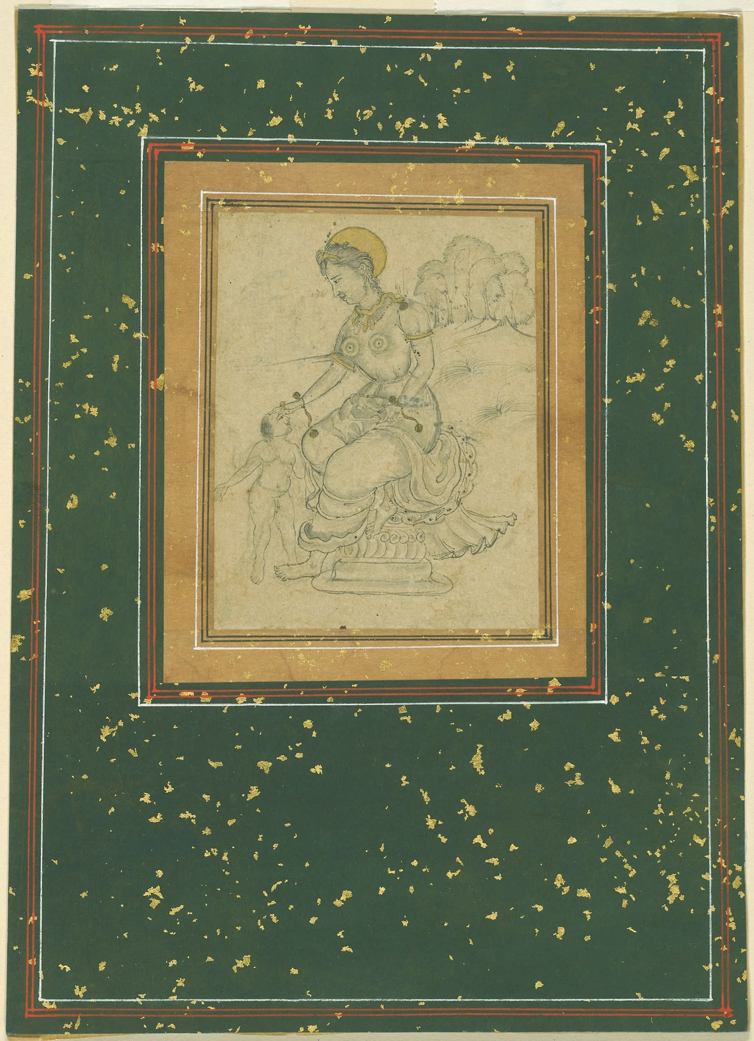 Mother and Child, detail