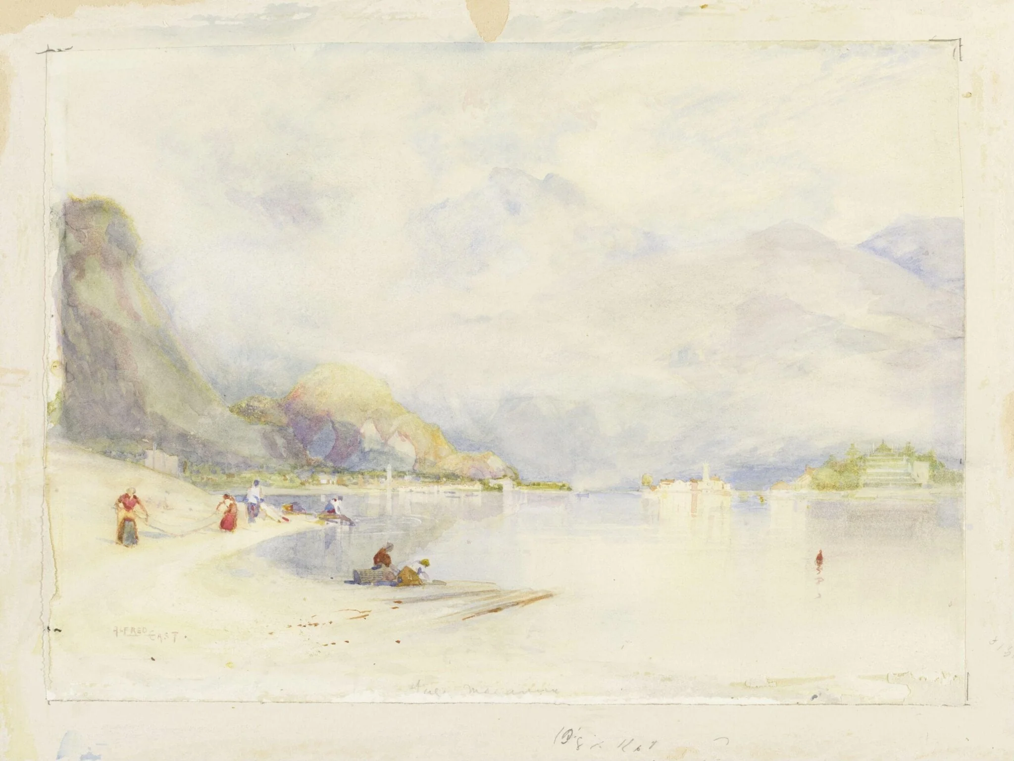 Lago Maggiore from Stresa, detail