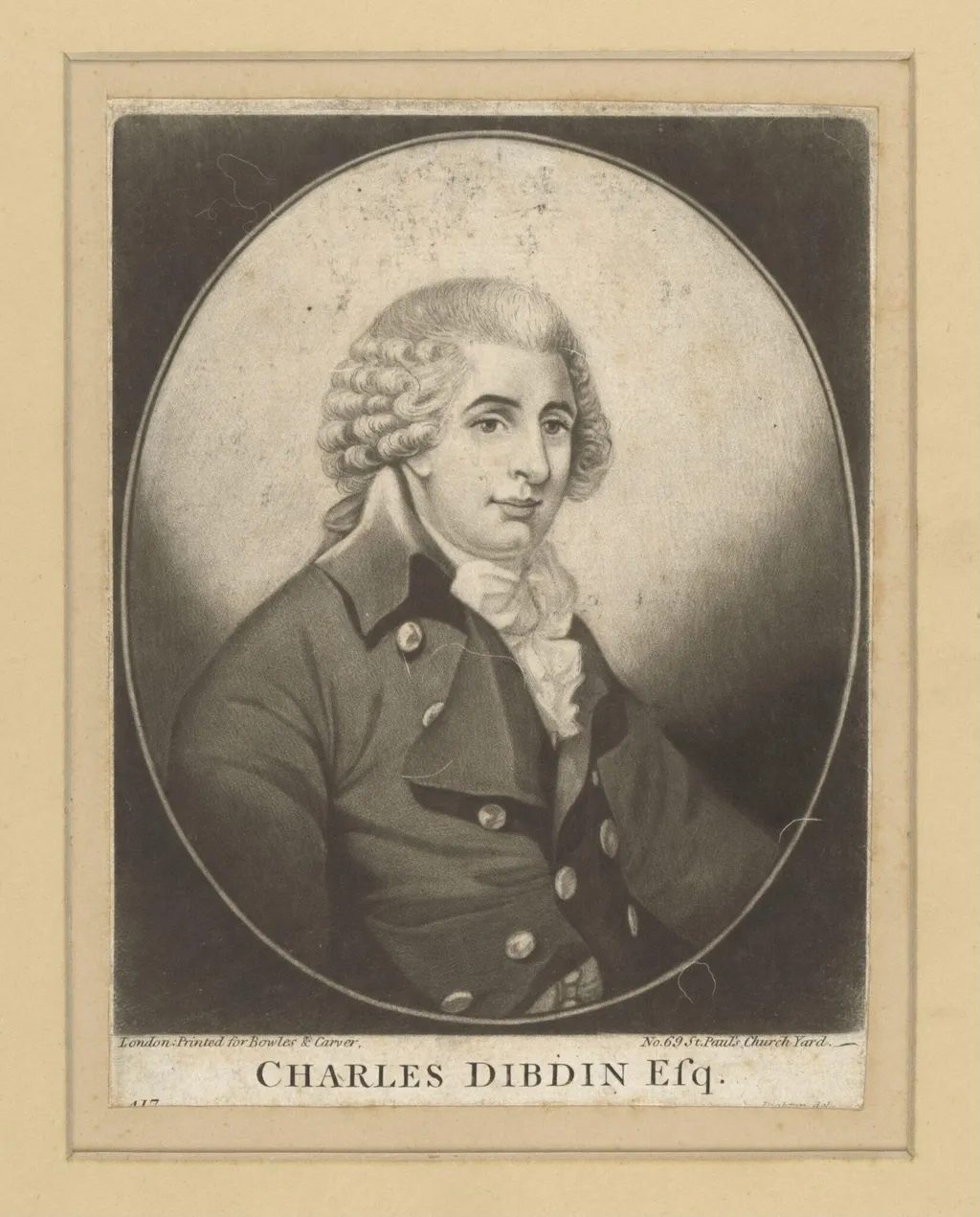 H Beard Print Collection, by Robert Dighton, 1750