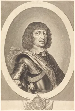 Jean Saint Bonnet de Toiras, by Michel Lasne, ink, 1628
