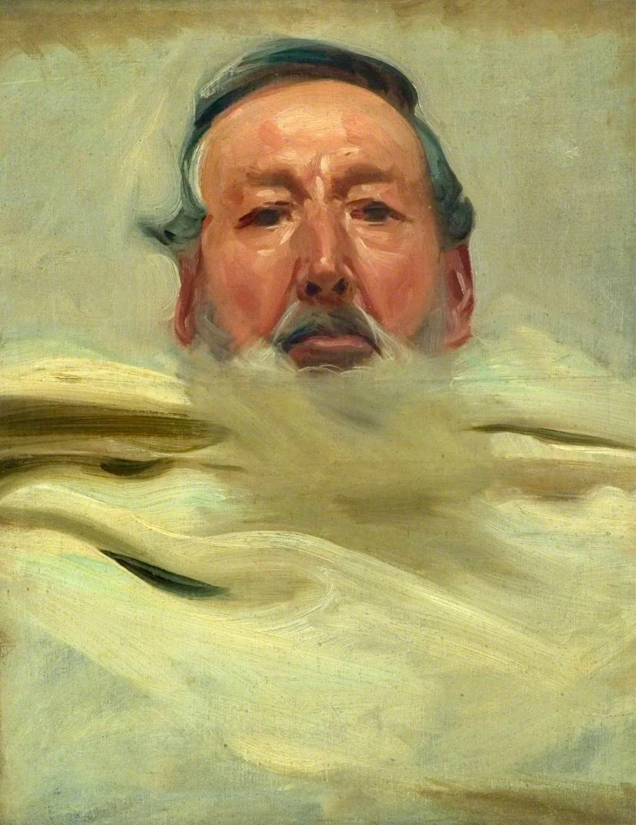 Portrait Study for Head of Moses, detail