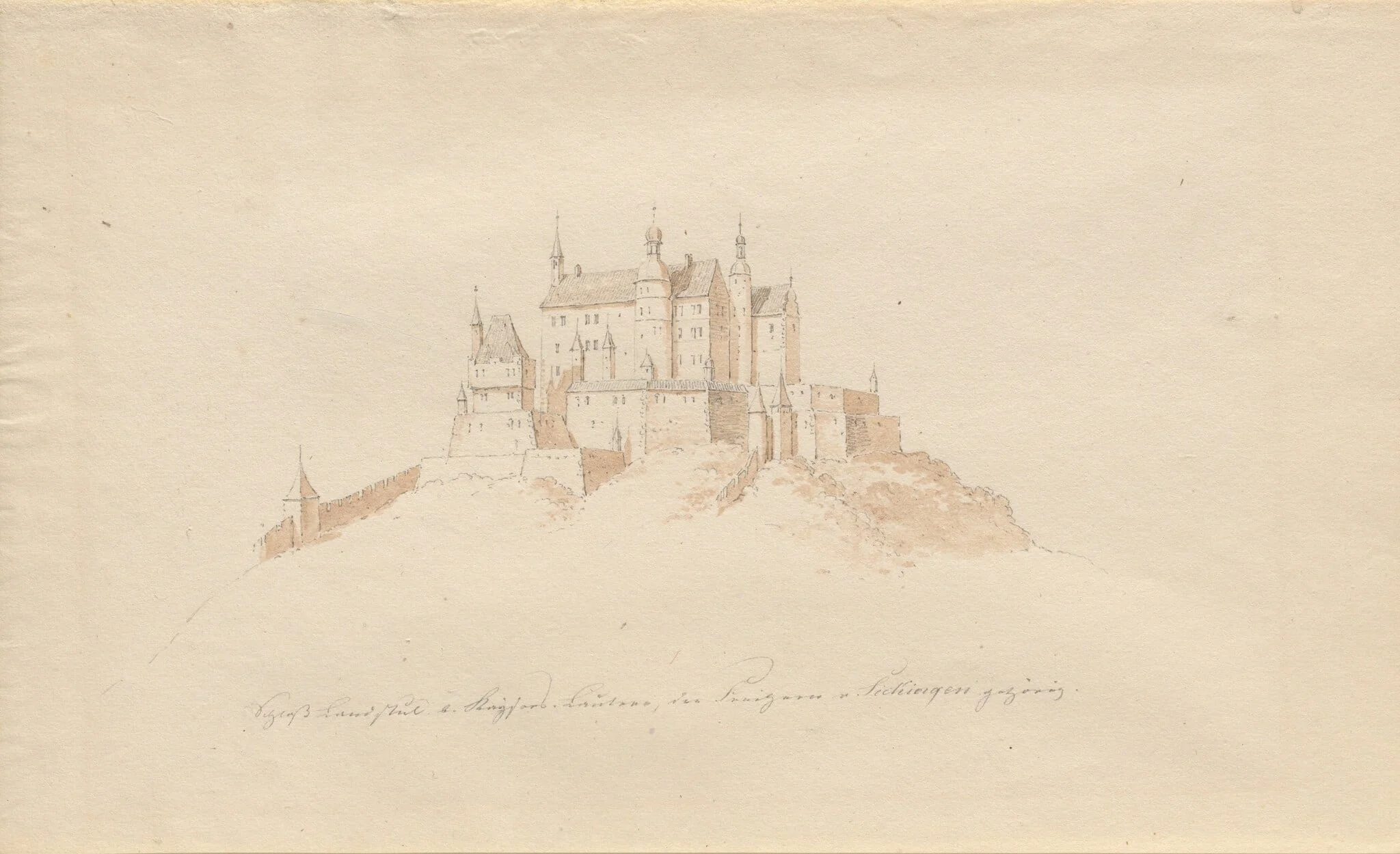 Schloss Landstuhl b. Kaisers, Lautern, den Prinzen v. Sickingen gehürig, detail