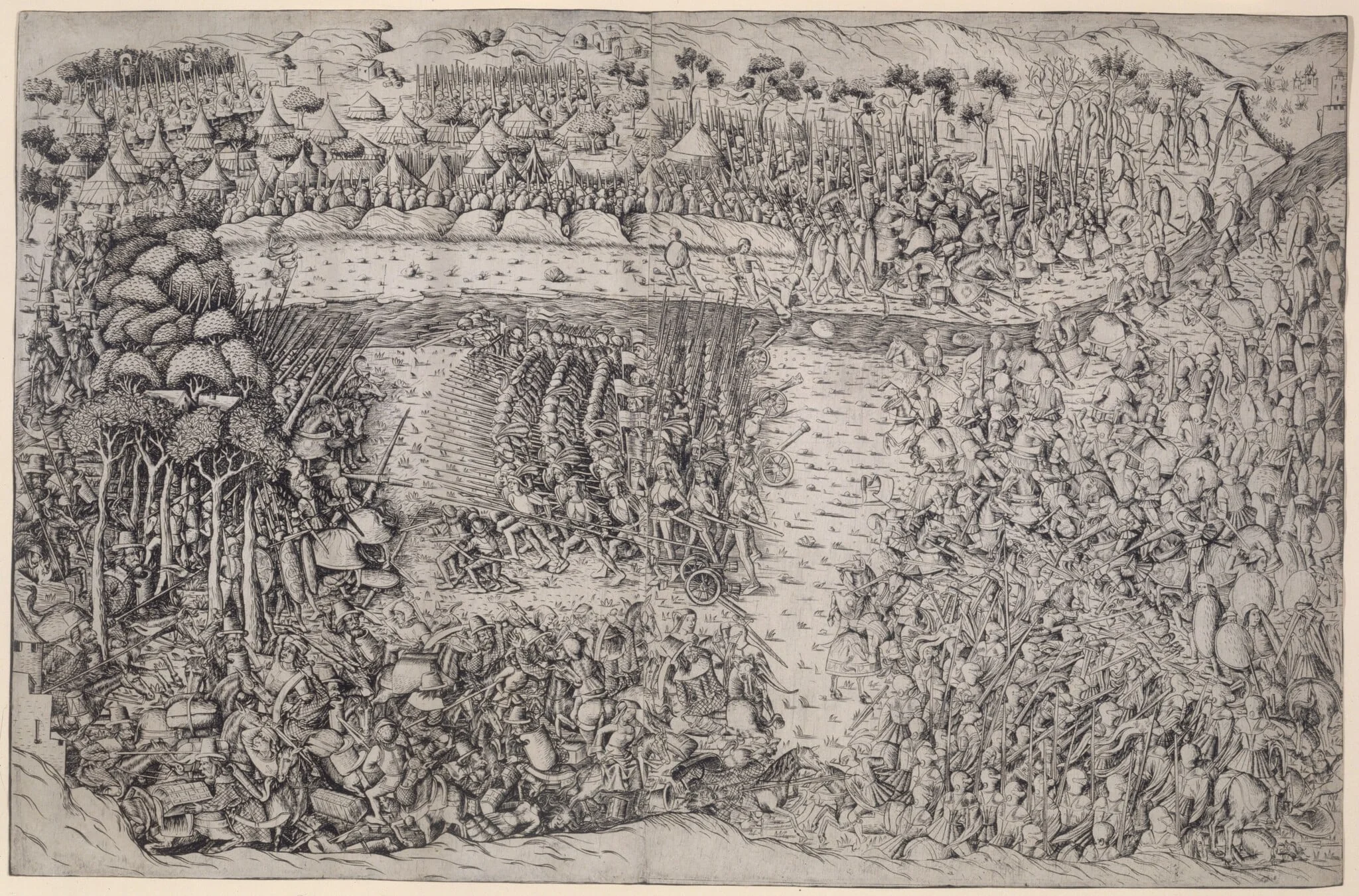 The Battle of Fornovo, detail
