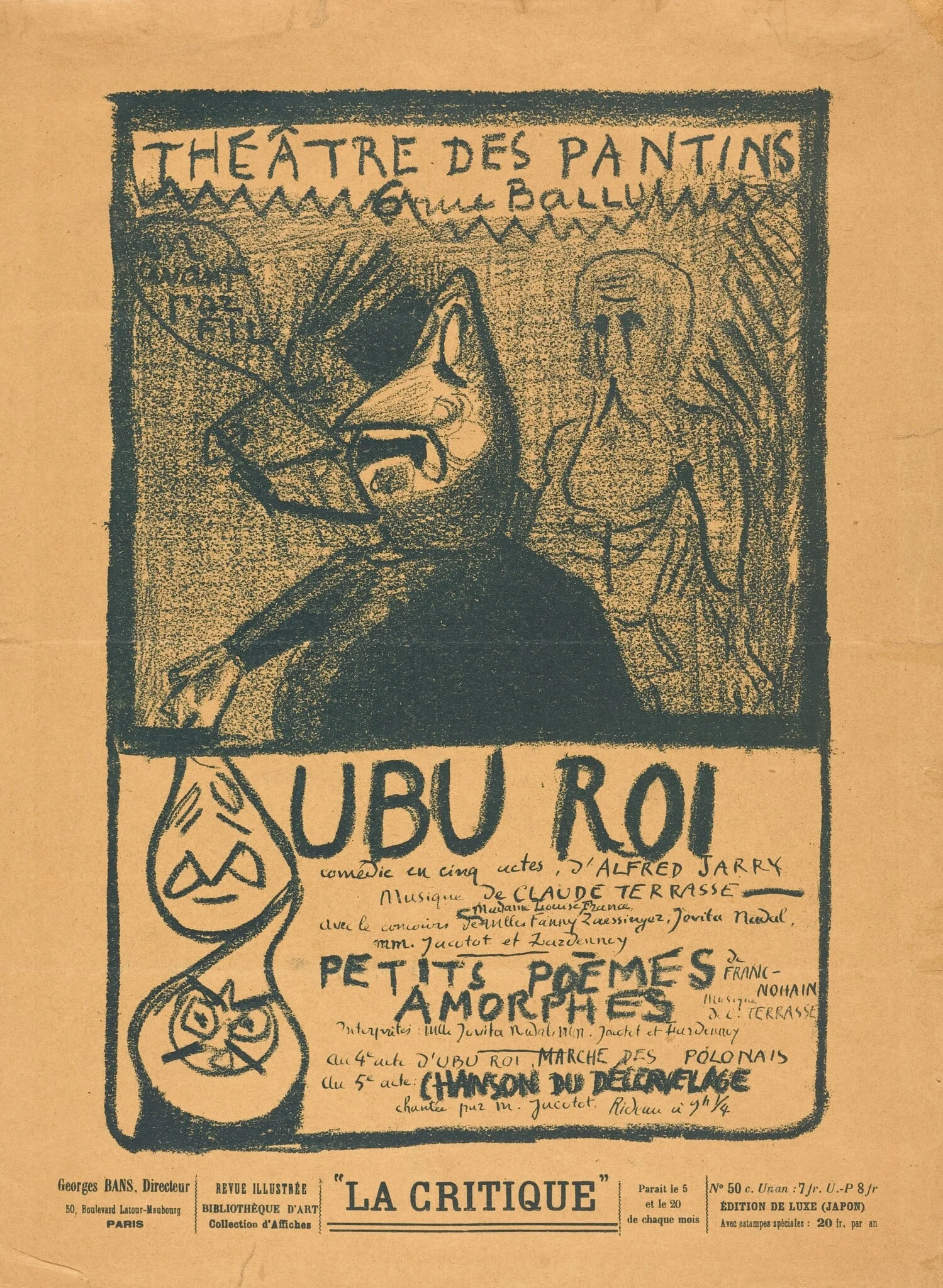 Ubu Roi; Petits Poèmes amorphes, detail