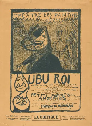 Ubu Roi; Petits Poèmes amorphes, by Alfred Jarry, 1898