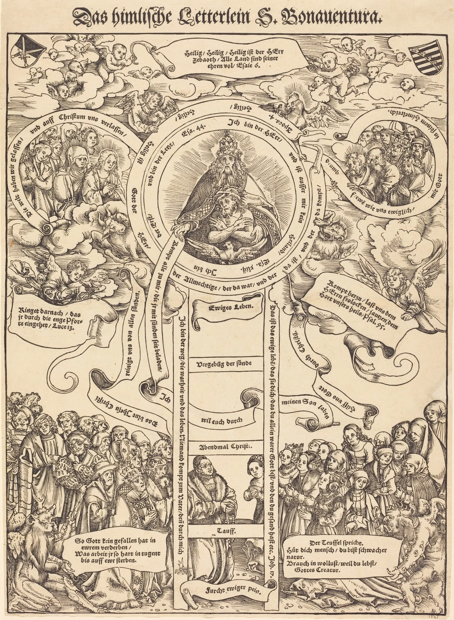 The Celestial Ladder of Saint Bonaventura, detail