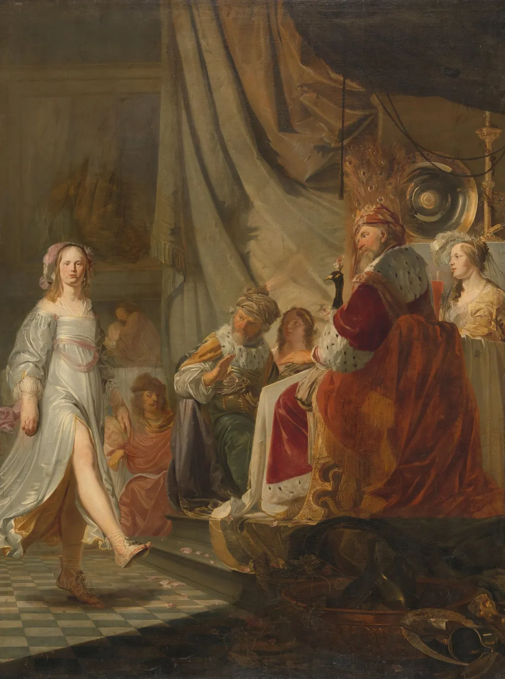 Salome Dancing for Herod, by Hans Horions, unspecified, 1653