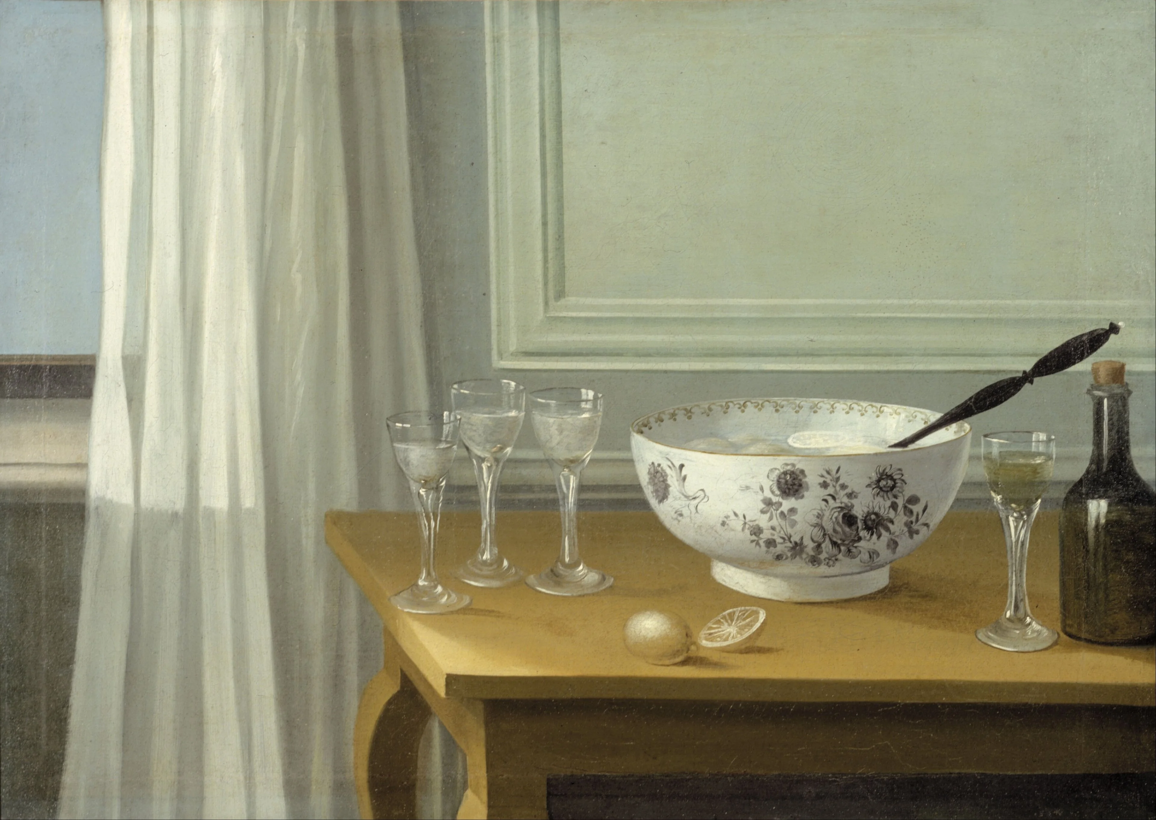Still Life with a Punch Bowl, detail