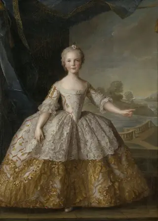 Isabelle de Bourbon, infante de Parme, by Jean-Marc Nattier, oil, 1749