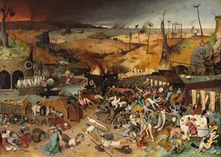 The Triumph of Death, by Pieter Brueghel I, oil, 1560