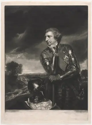 Sir Jeffrey Amherst, by James Watson, 1766