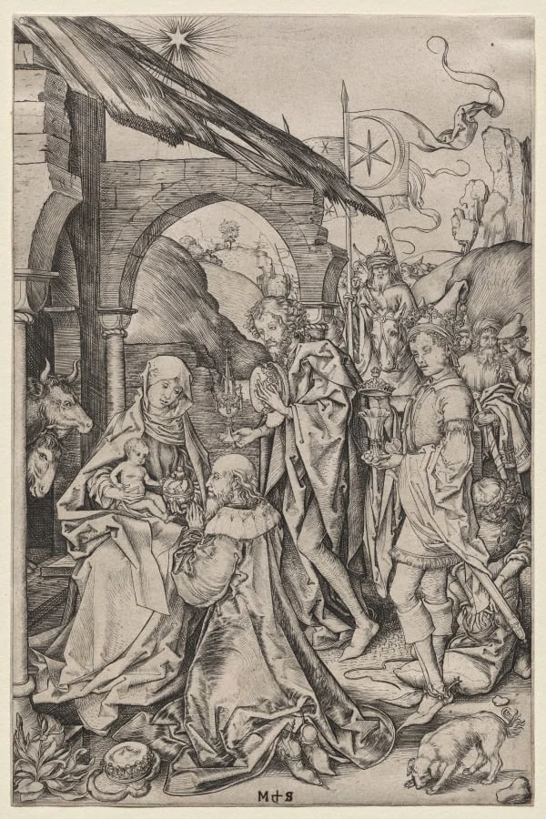 Adoration of the Magi, detail