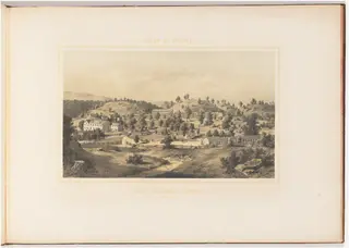 Salt Sulphur Spring, by Edward Beyer, ink, 1857