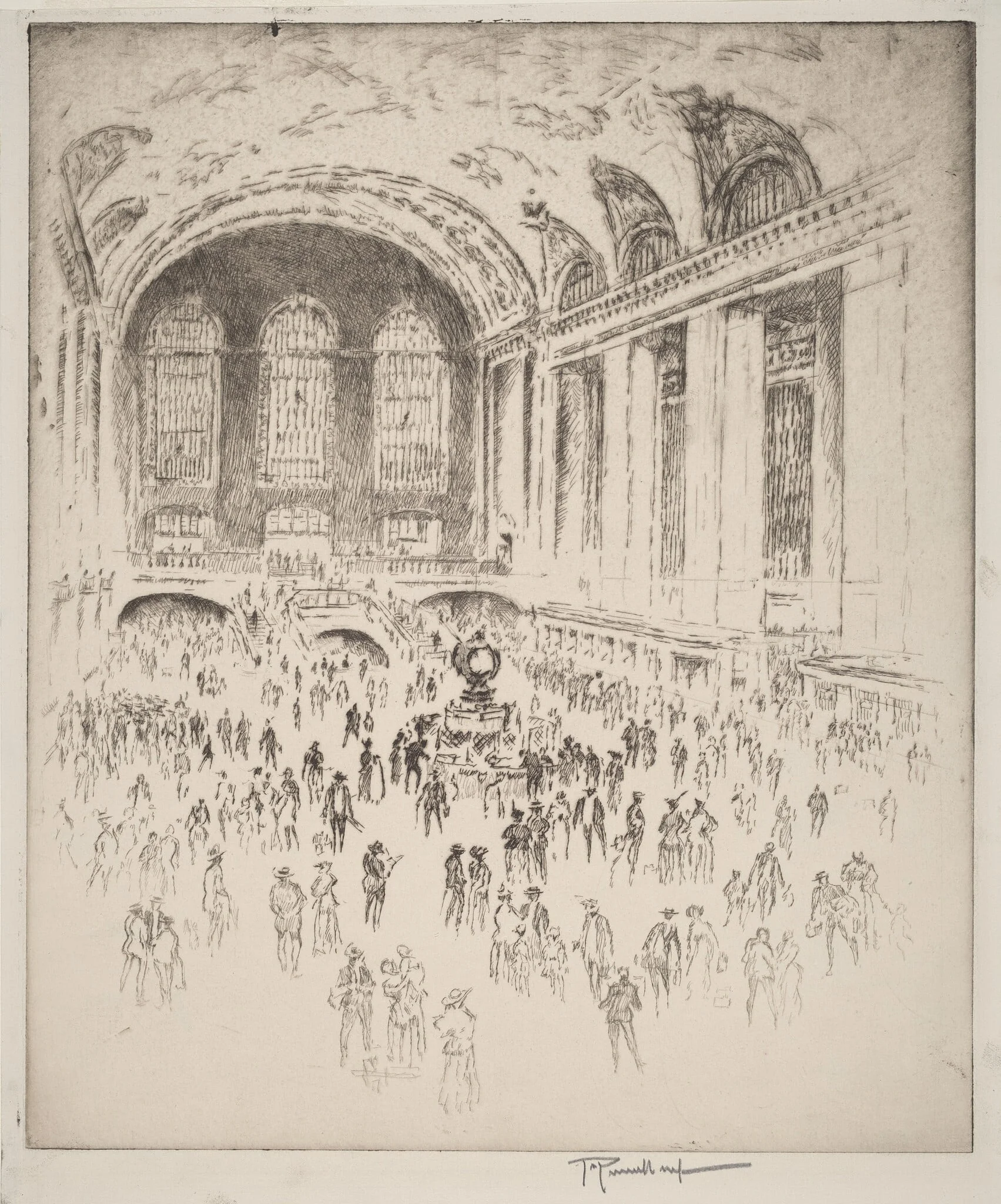 Concourse, Grand Central, New York, detail