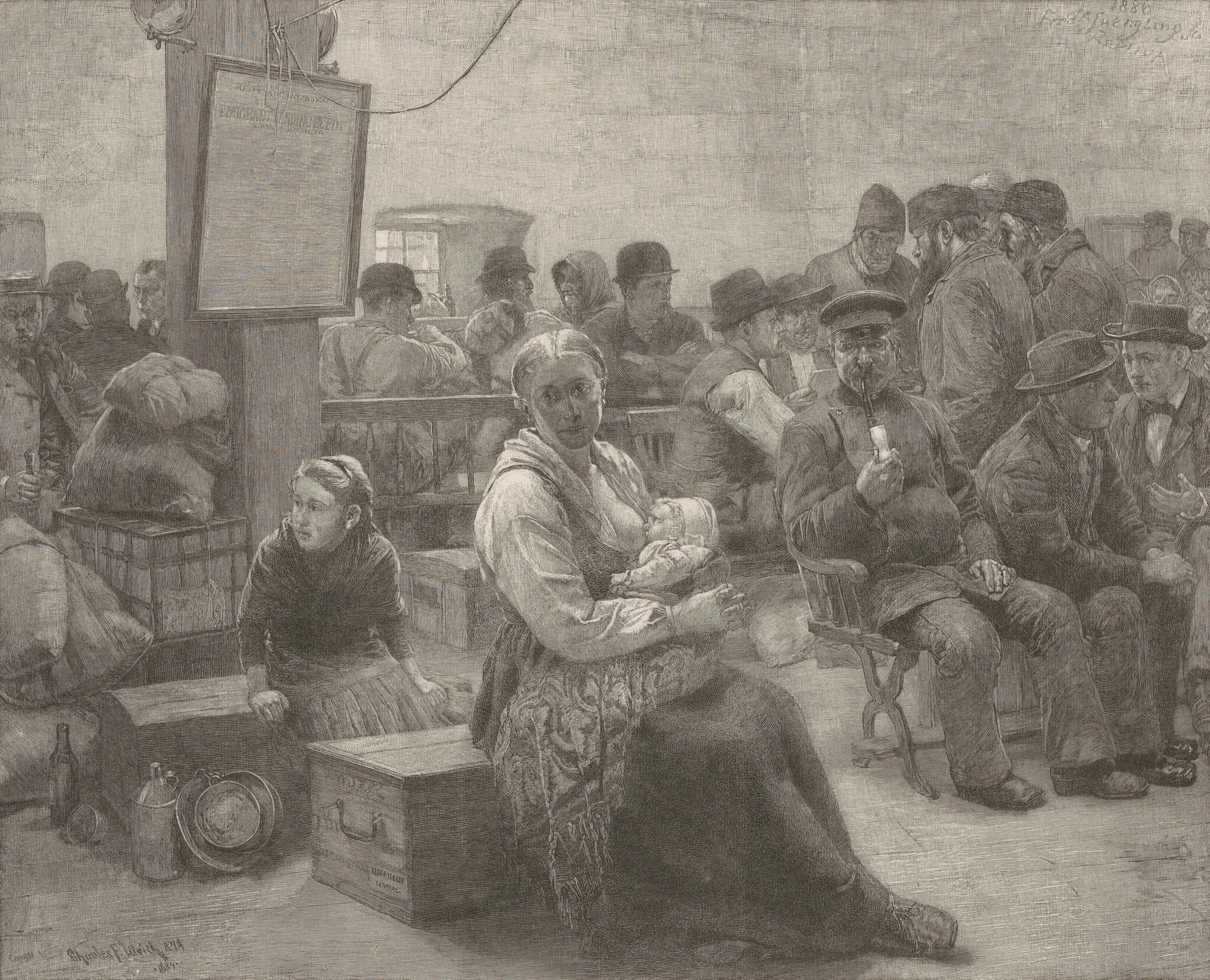 In the Land of Promise, detail