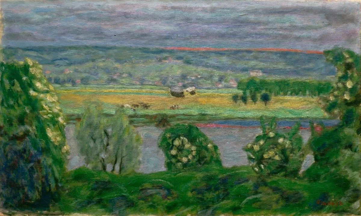 Paysage d'orage, detail