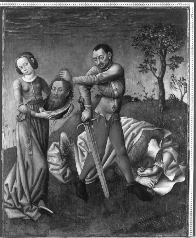 Enthauptung Johannes des Täufers, detail