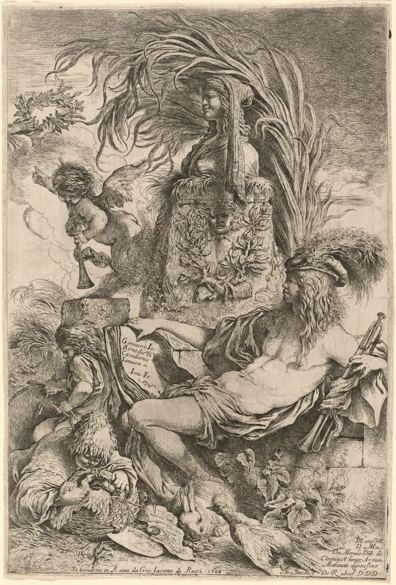 The Genius of Castiglione, detail
