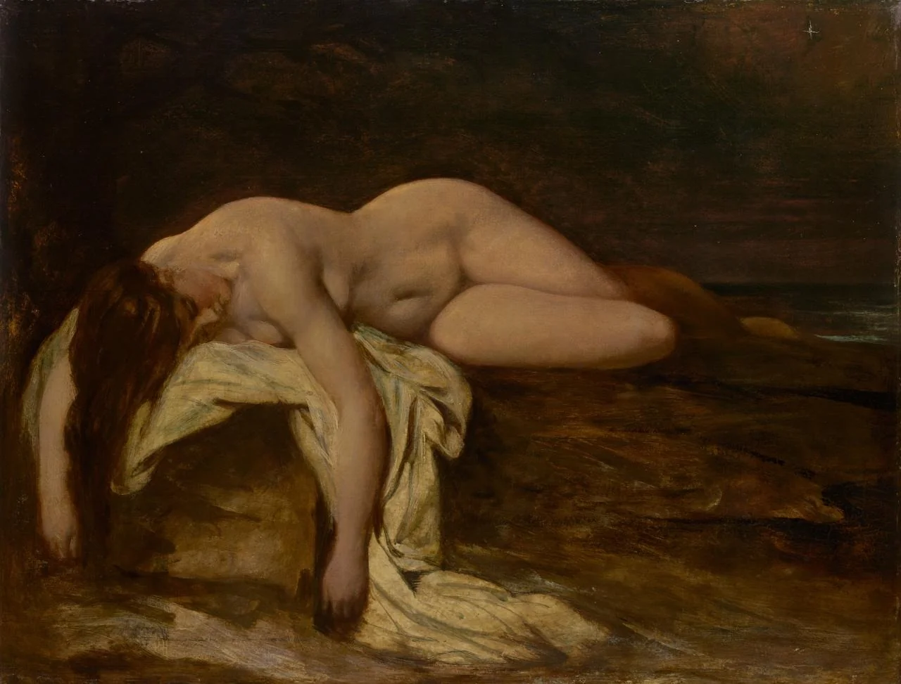Study for The Deluge, detail