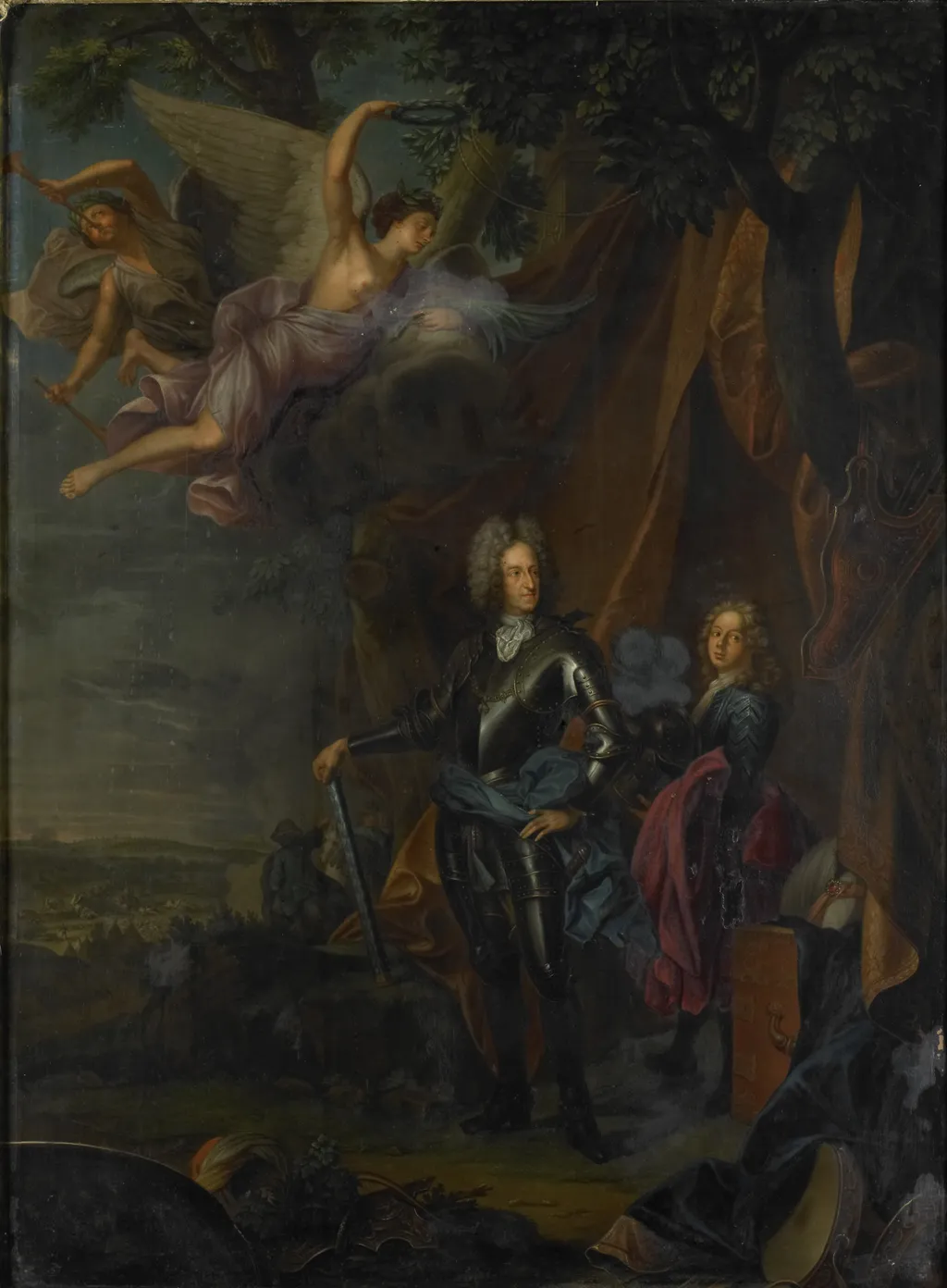 Portrait of Maximilian II, Elector of Bavaria, at the Battle of Mohács against the Turks, by Joseph Vivien, oil