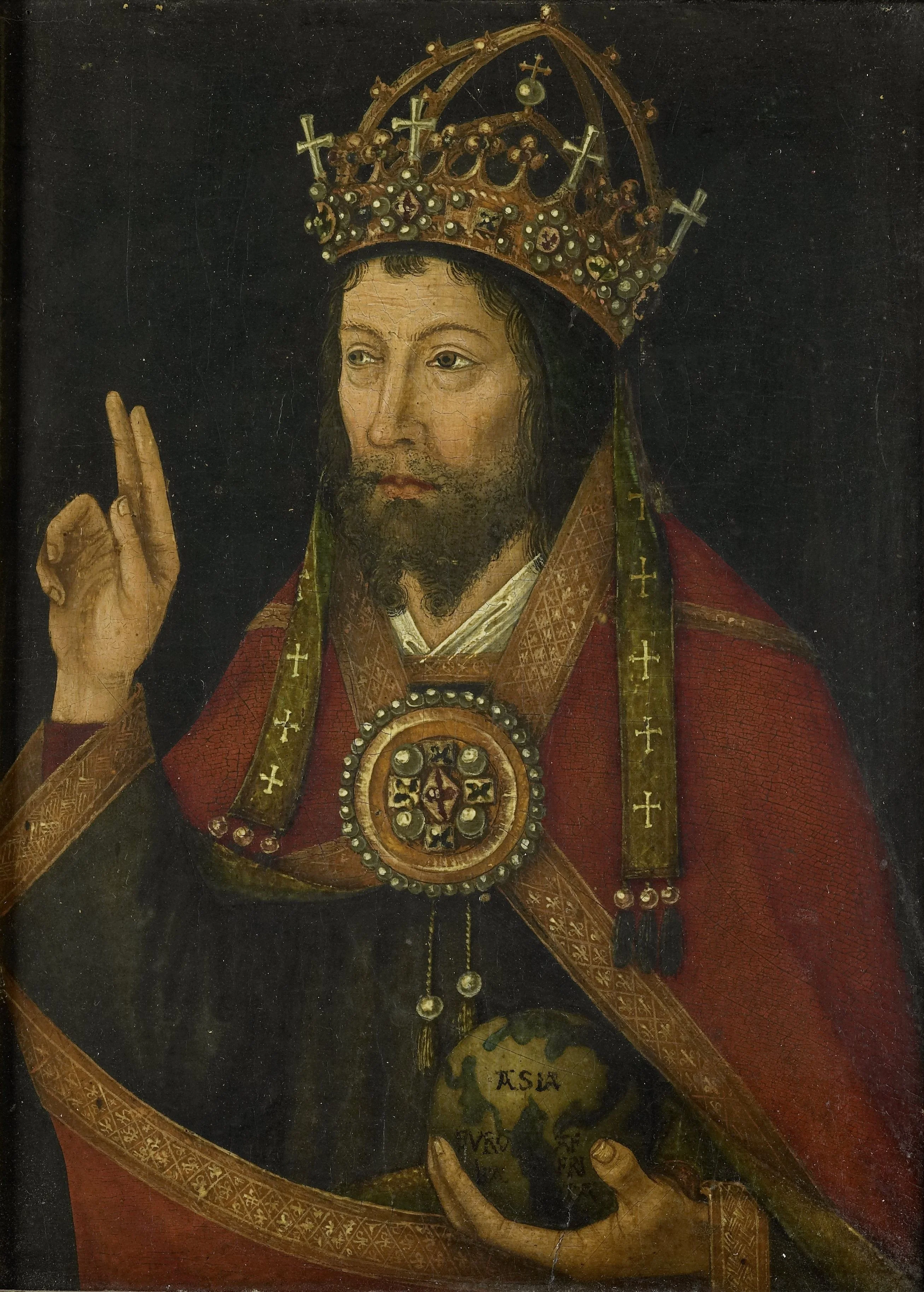 Christ as Salvator Mundi, detail