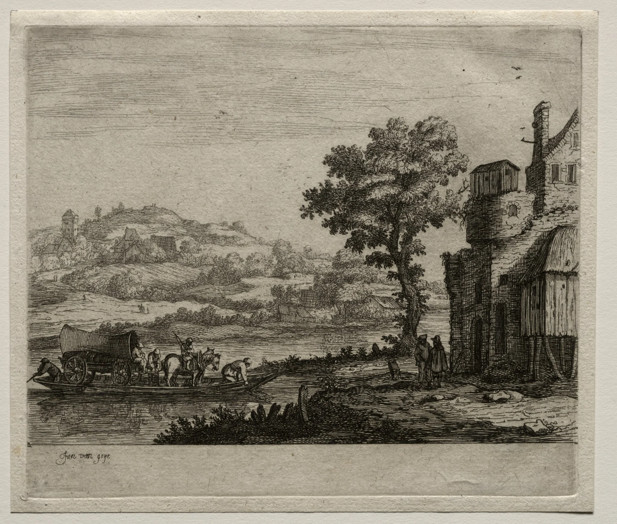 The Ferry Boat, detail