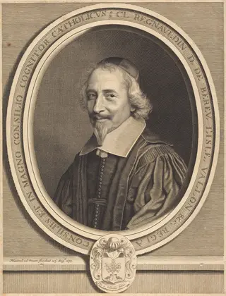 Claude Regnauldin, by Robert Nanteuil, ink, 1658