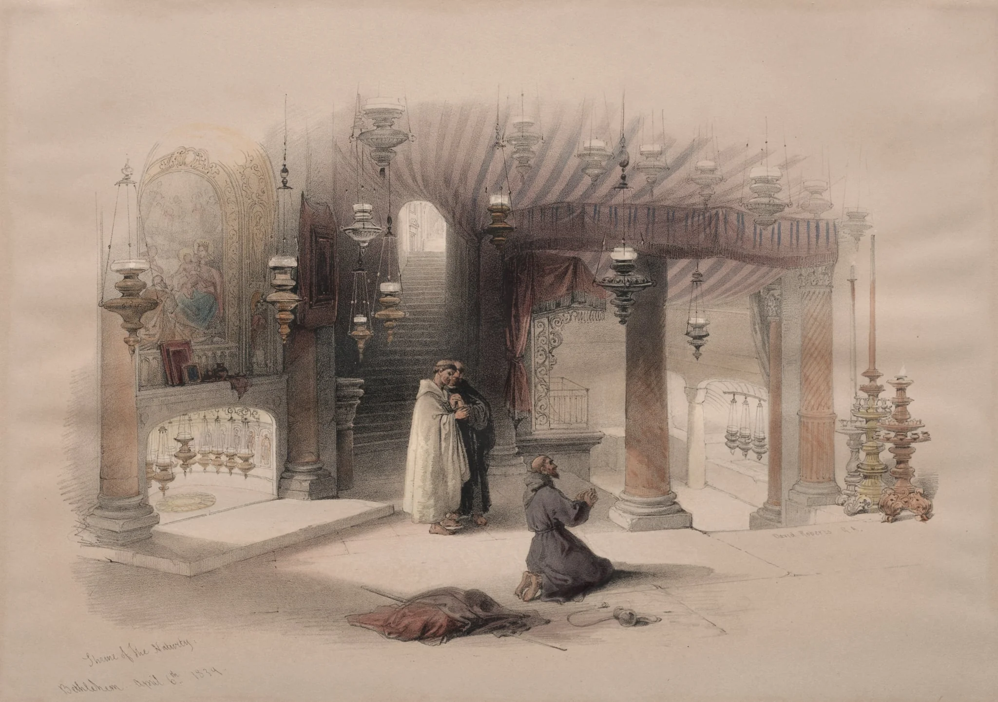 Shrine of the Nativity, Bethlehem, detail
