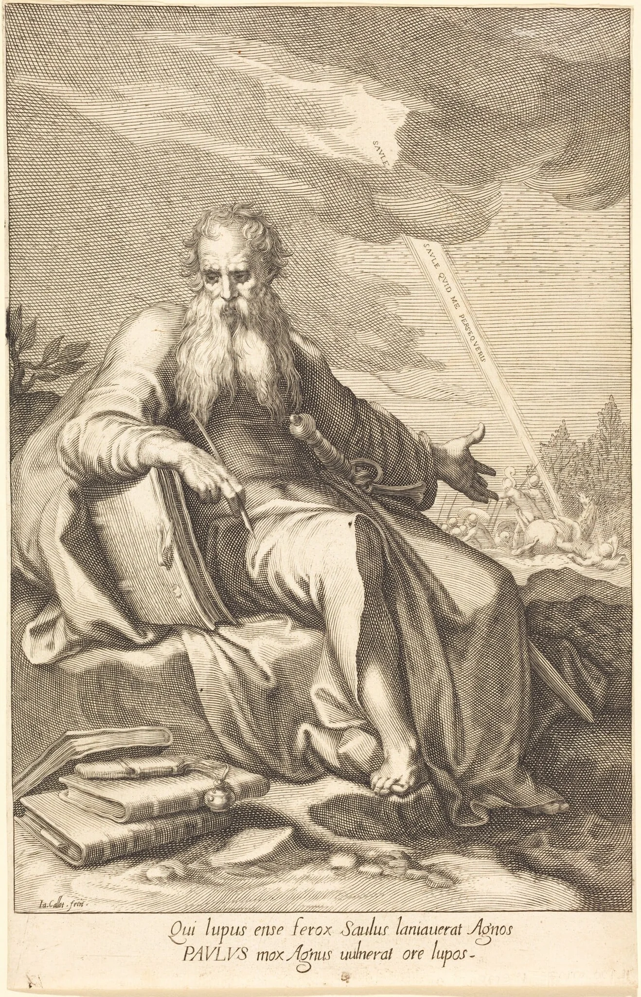Saint Paul, Seated, detail