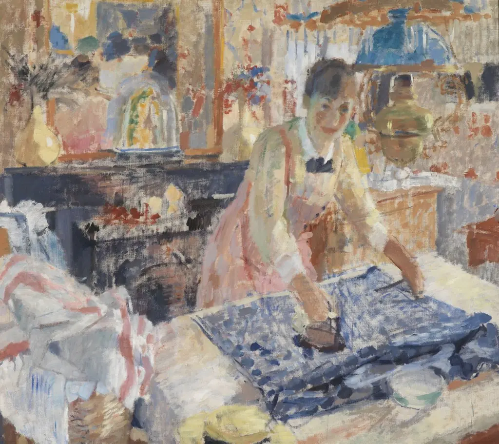 The Ironer, by Rik Wouters, oil, 1912
