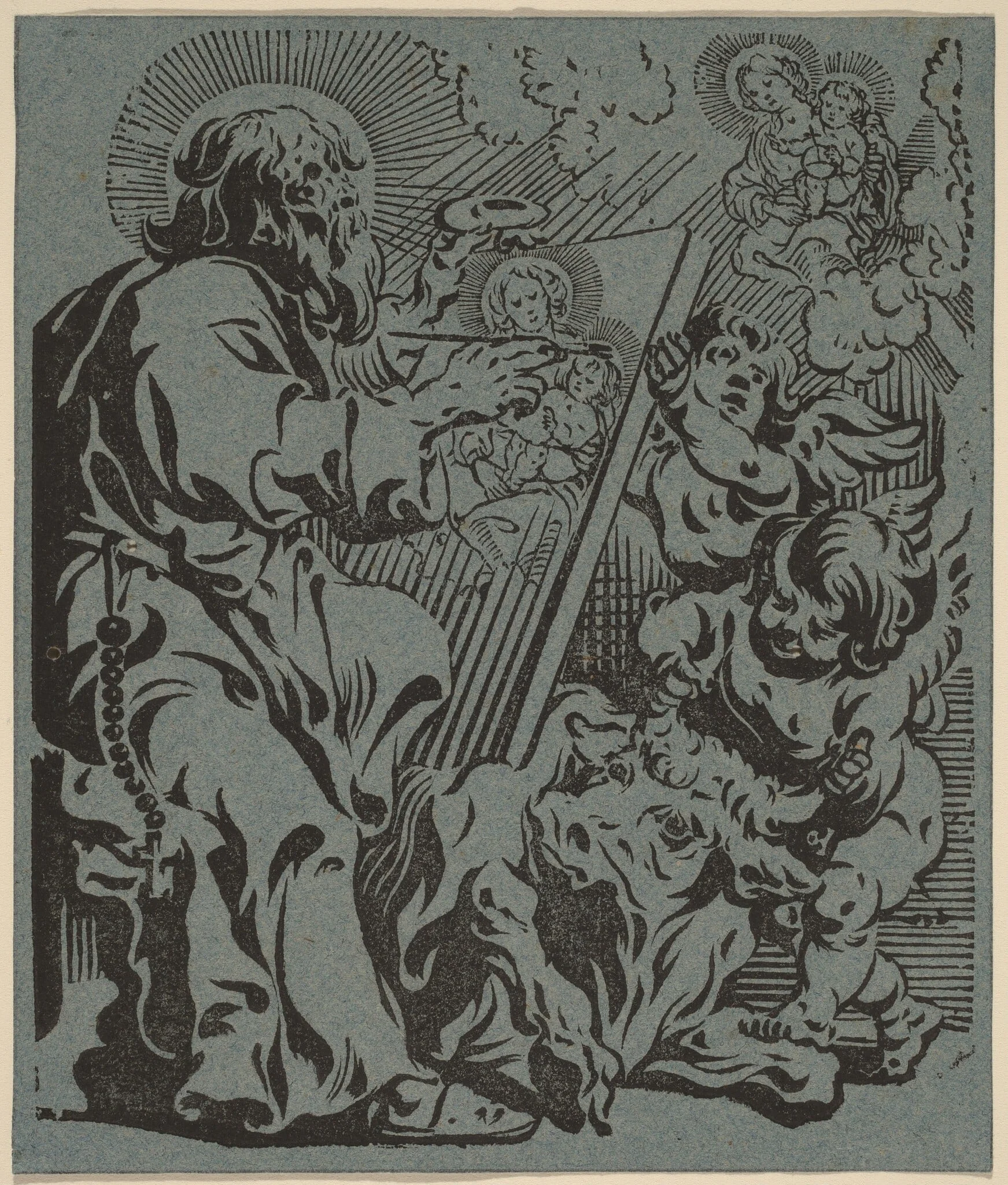 Saint Luke, detail