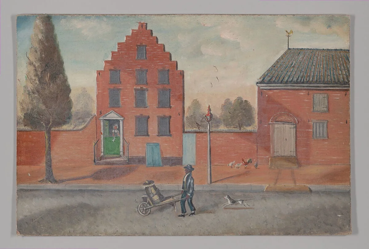 Buttermilk Pedlar, detail