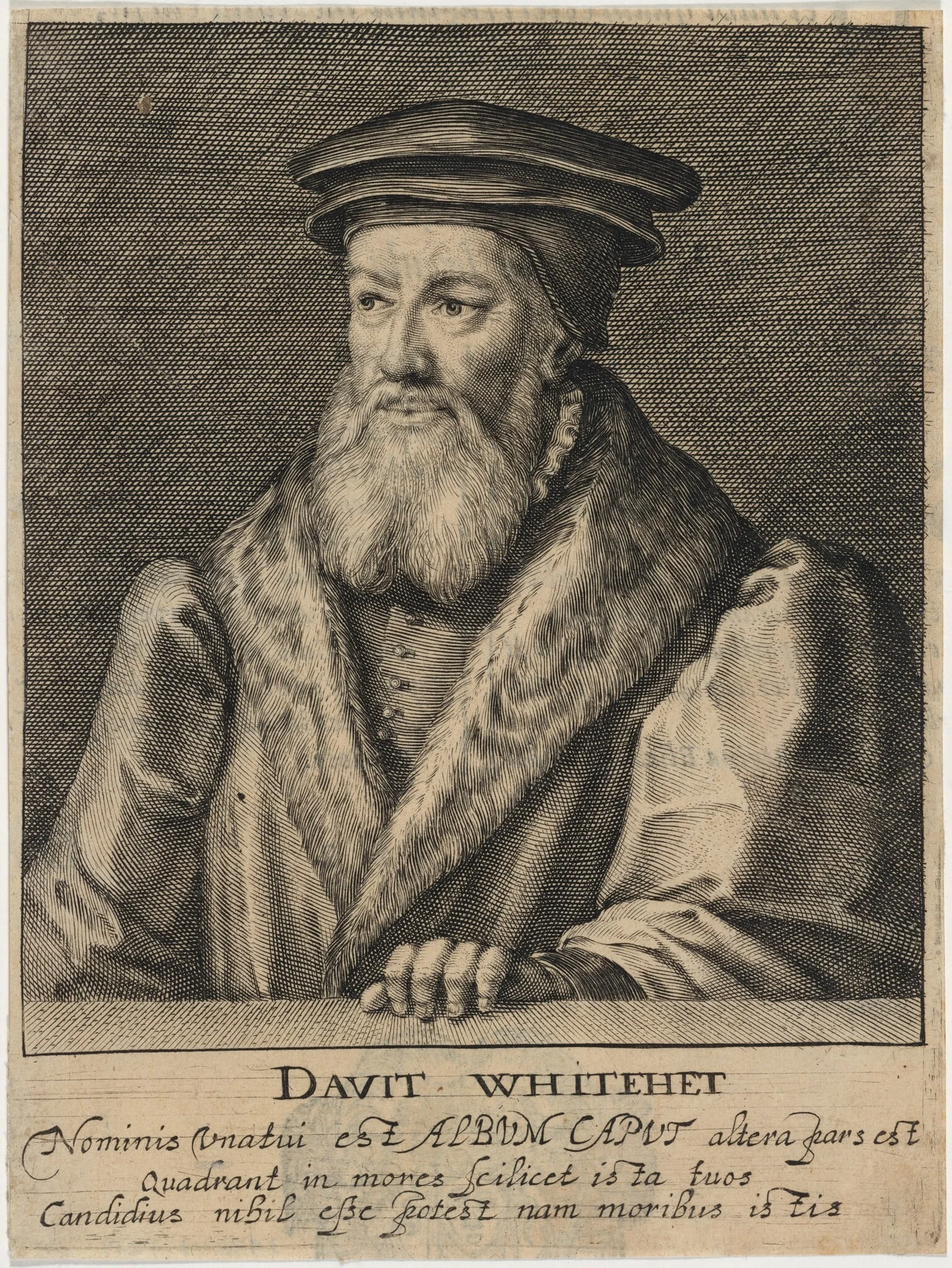 David Whitehead, D.D., Chaplain to Anne Boleyn, detail