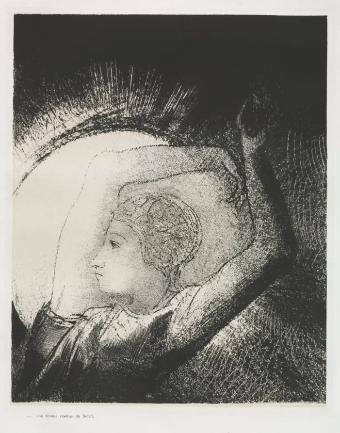 A Woman Clothed with the Sun, detail